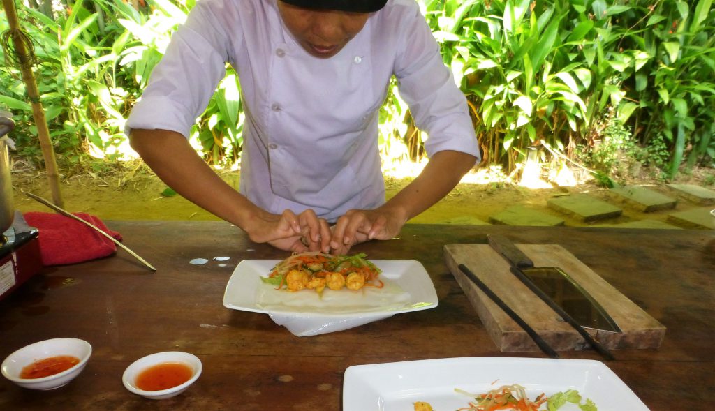 Cooking class at the Red Bridge in Hoi An, Vietnam