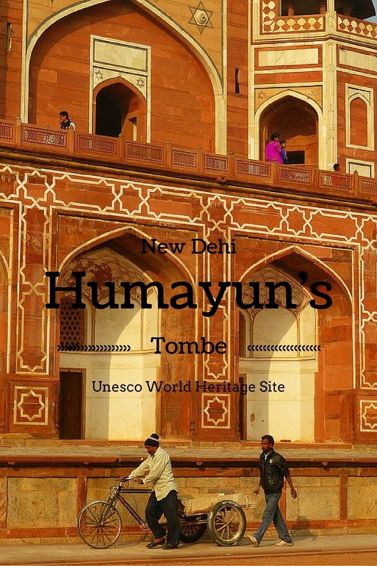 Humayun's Tombe, an oases in the busy citycentre of New Delhi, India