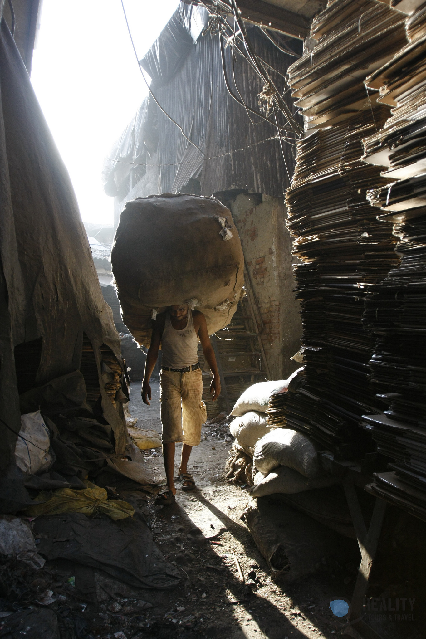 Dharavi Slum - Mumbai India