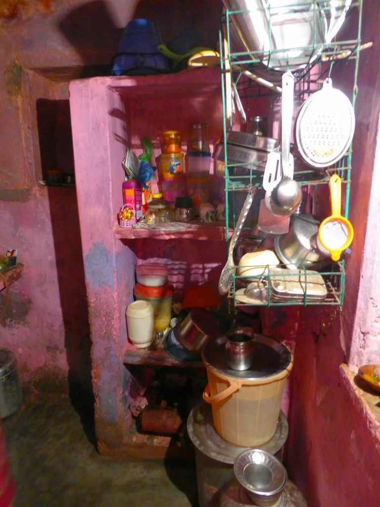 The Kitchen of my cookingclass, Varanasi