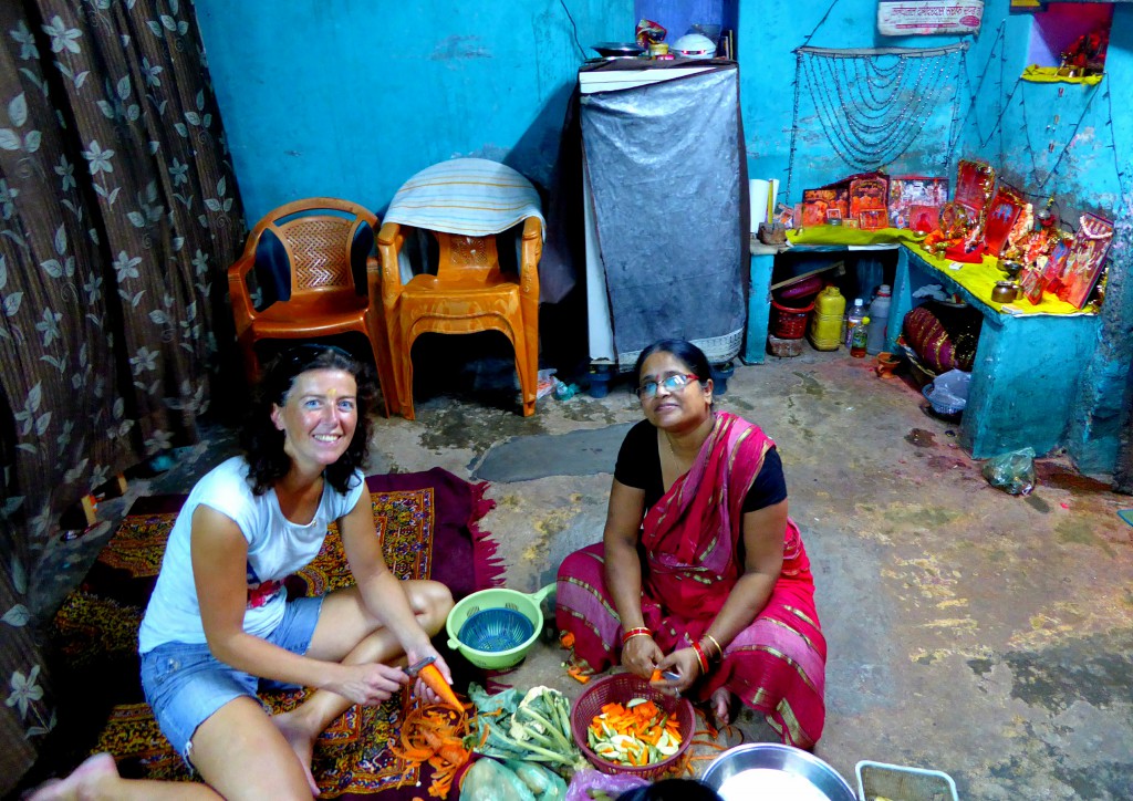Cooking class, Varanasi, India