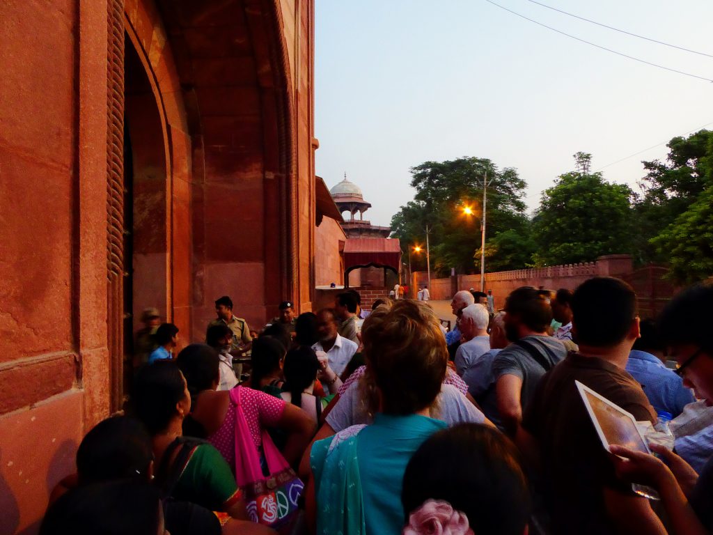 Zonsopgang bij Taj Mahal - Agra