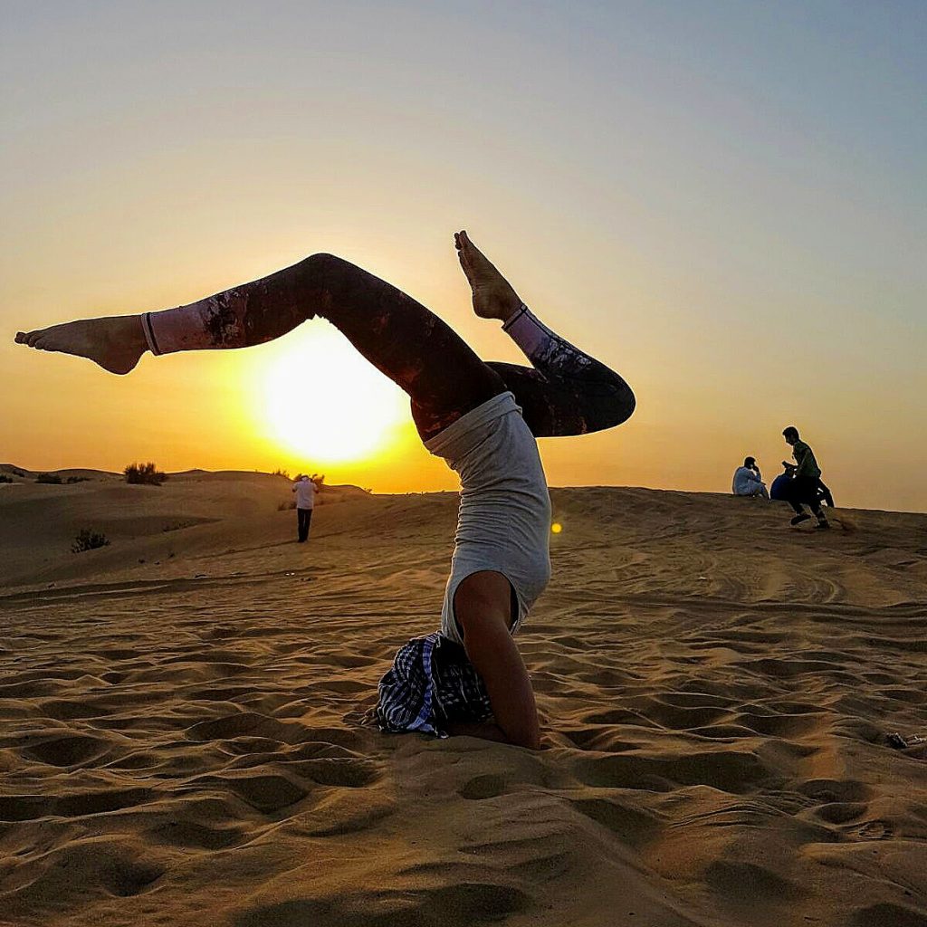 Yoga Pose - Desert