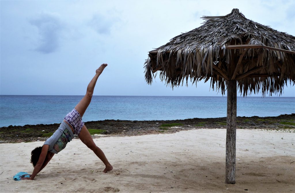 Yoga At Playa Ancon, Cuba
