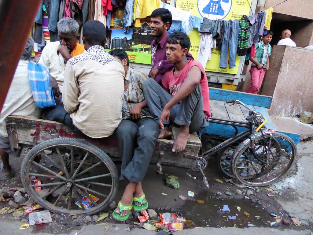 Een must: Rickshaw rit door Chandni Chowk - Delhi