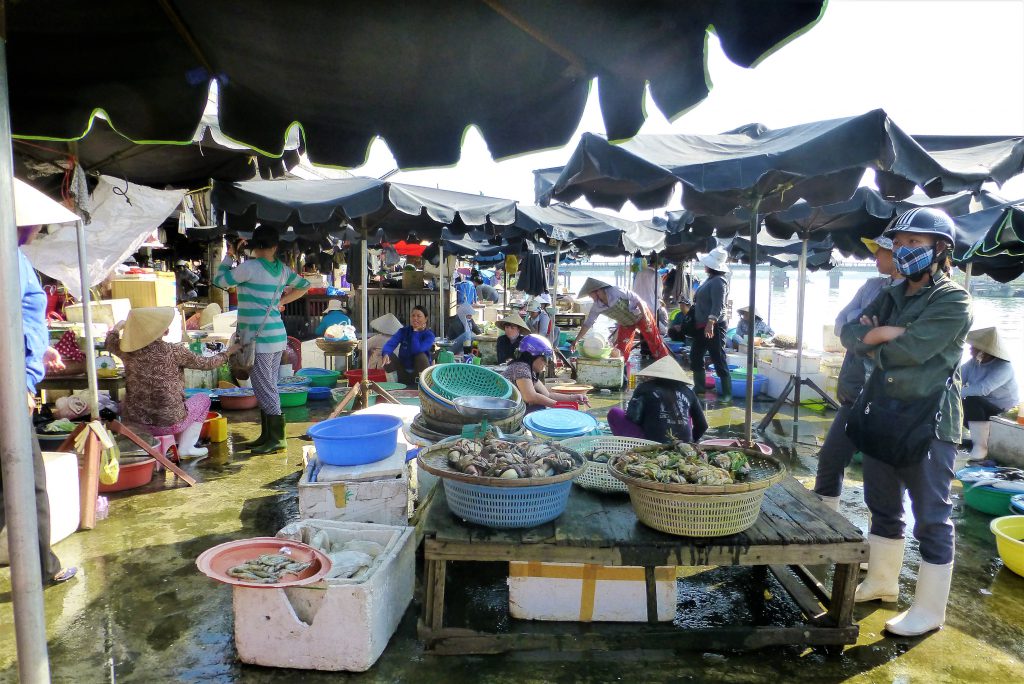De markt in Hoi An, Vietnam