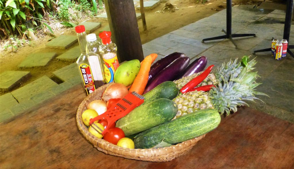 Cooking class at the Red Bridge in Hoi An, Vietnam