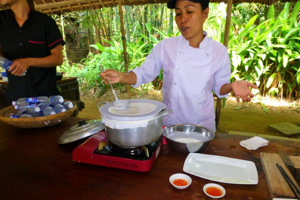 Cooking class at the Red Bridge in Hoi An, Vietnam