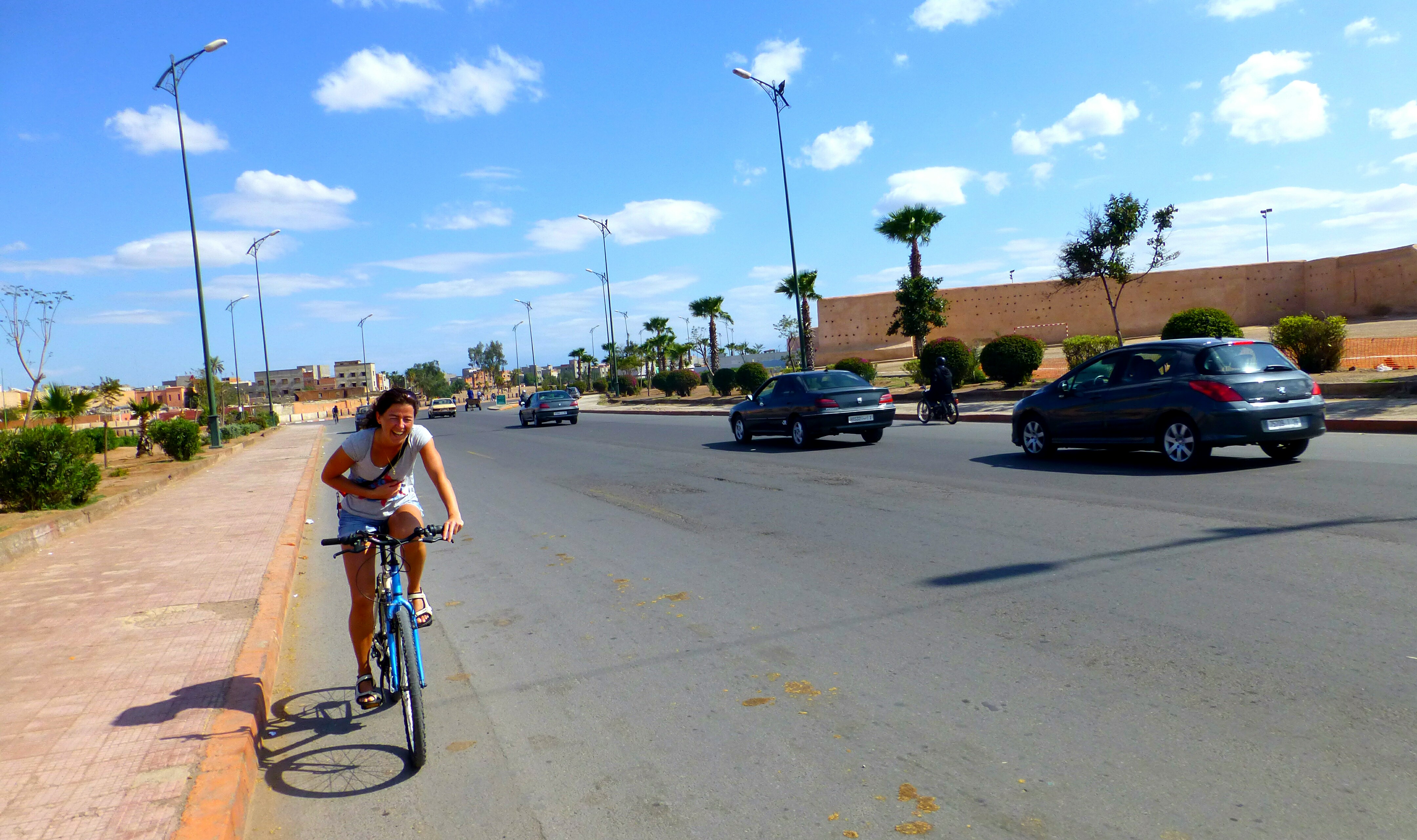 Biking in Marrakesh