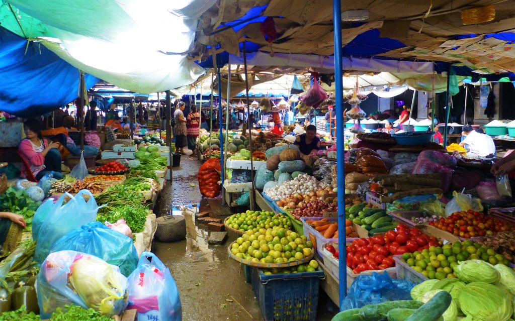 markets, Vietnam - Laos