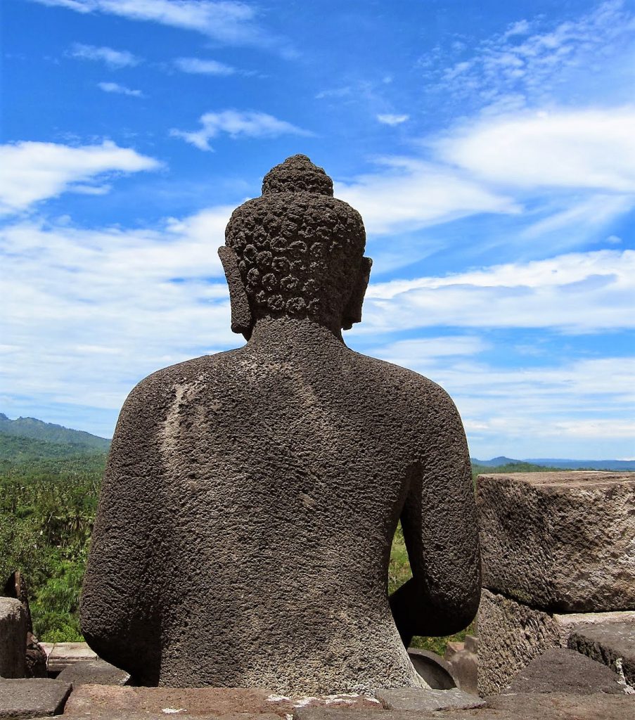 The Borobudur on Java, Indonesia