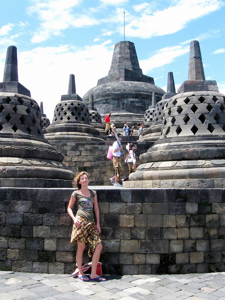 The Borobudur on Java, Indonesia