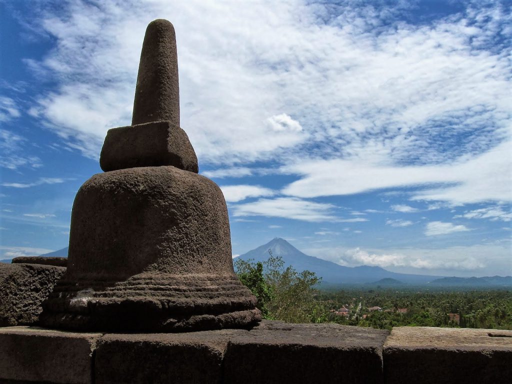 The Borobudur on Java, Indonesia