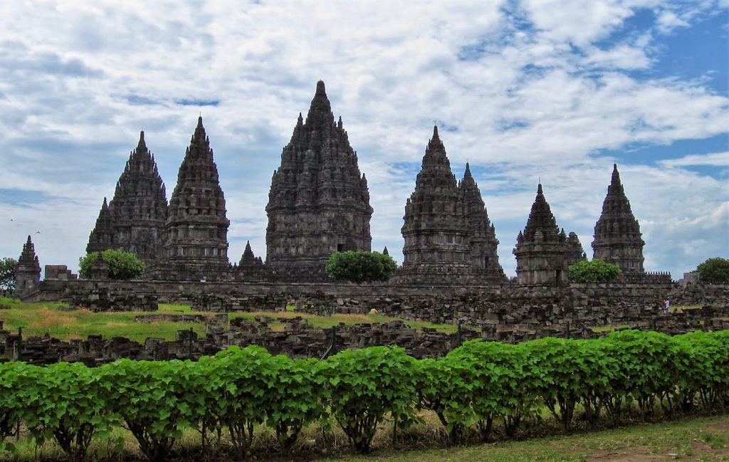 The Borobudur on Java, Indonesia