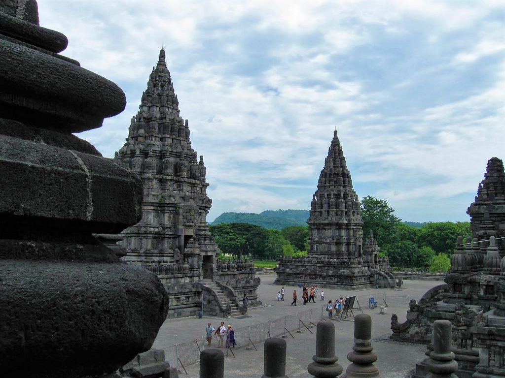 The Borobudur on Java, Indonesia