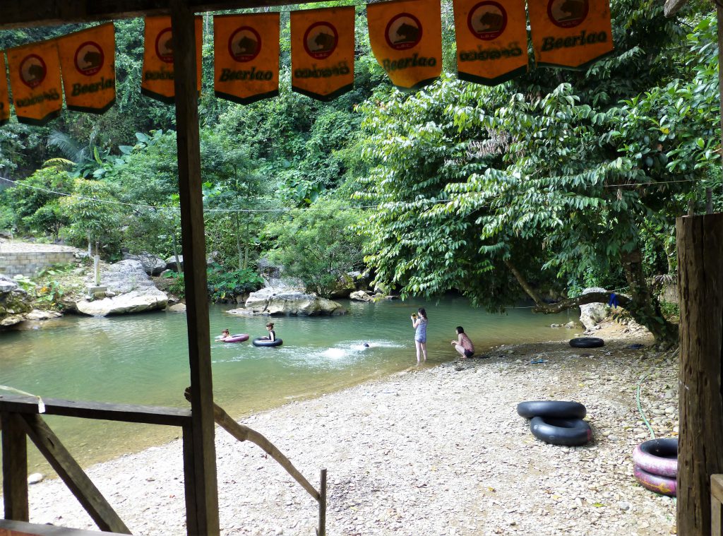 Tubing in Vang Vieng - Laos