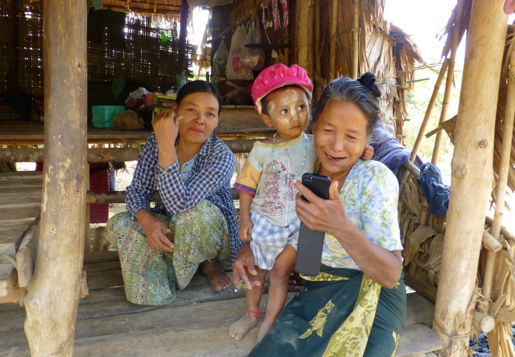 Fishermen village near Chaung Tha, Myanmar