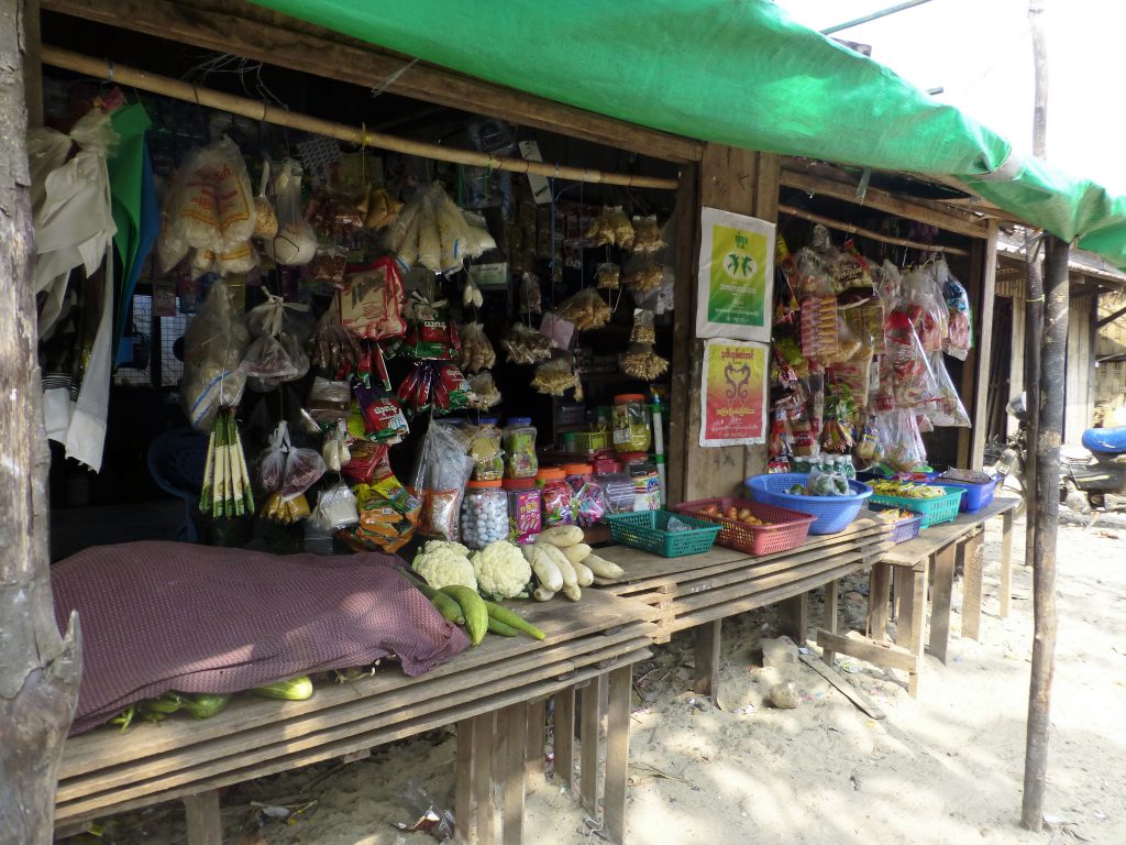 Fishermen village near Chaung Tha, Myanmar