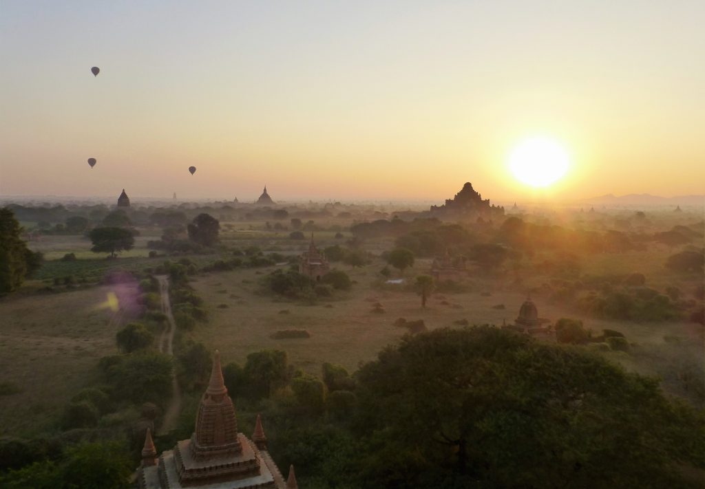 Walking To My First Sunrise at Bagan, Myanmar