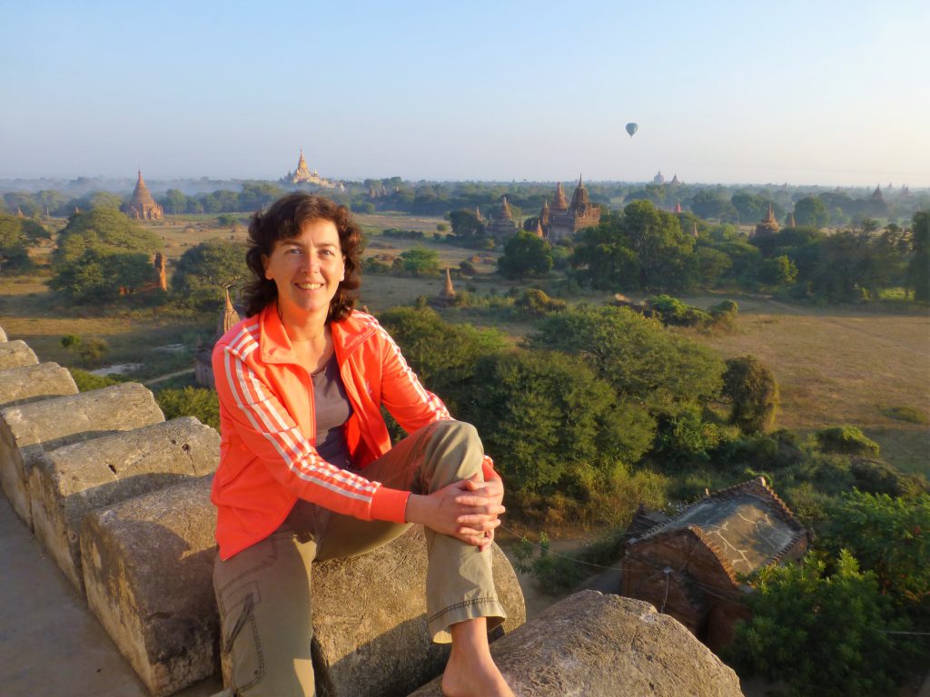 Walking To My First Sunrise at Bagan, Myanmar