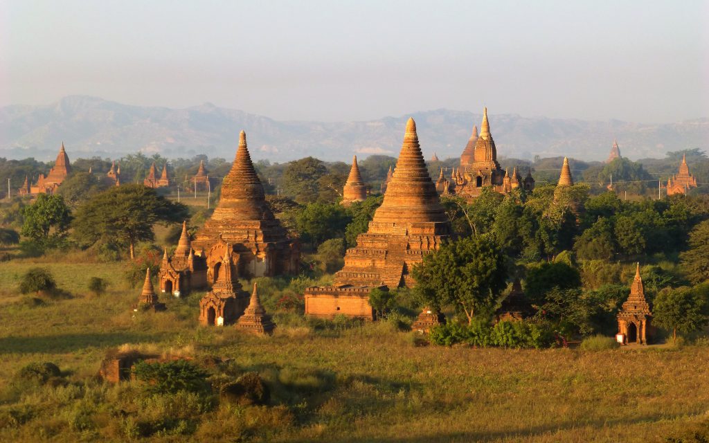 Walking To My First Sunrise at Bagan, Myanmar