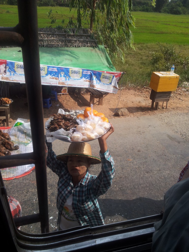 Local buses in Myanmar