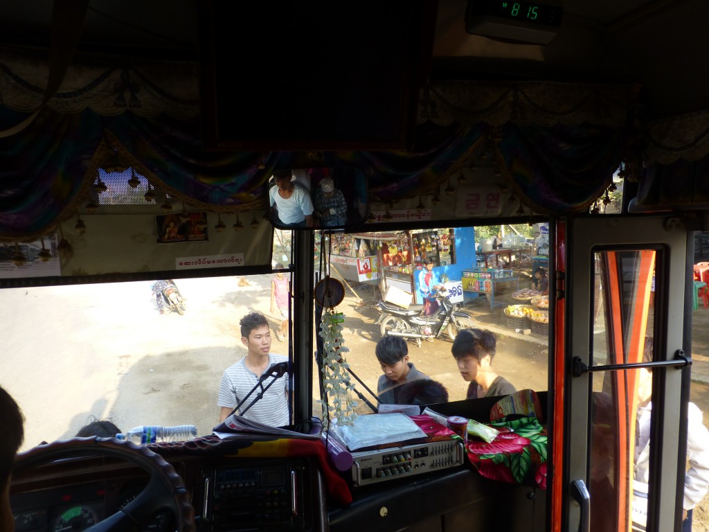 Local buses in Myanmar