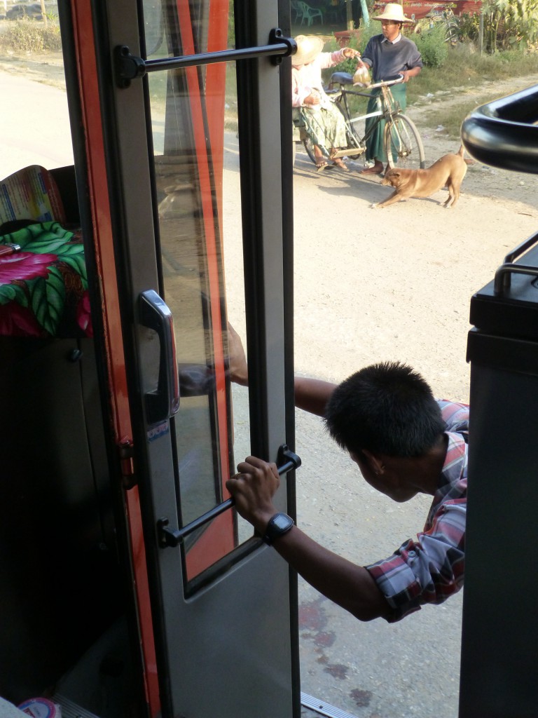 Local buses in Myanmar