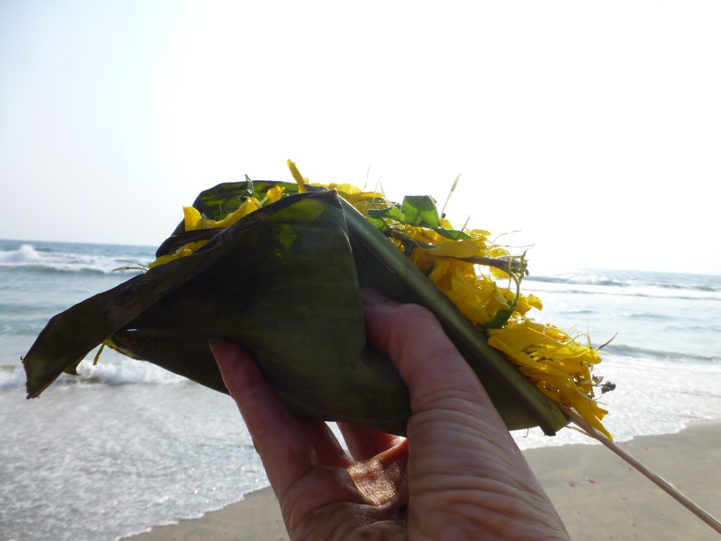 Puja on Papanasam - Varkala Beach - India