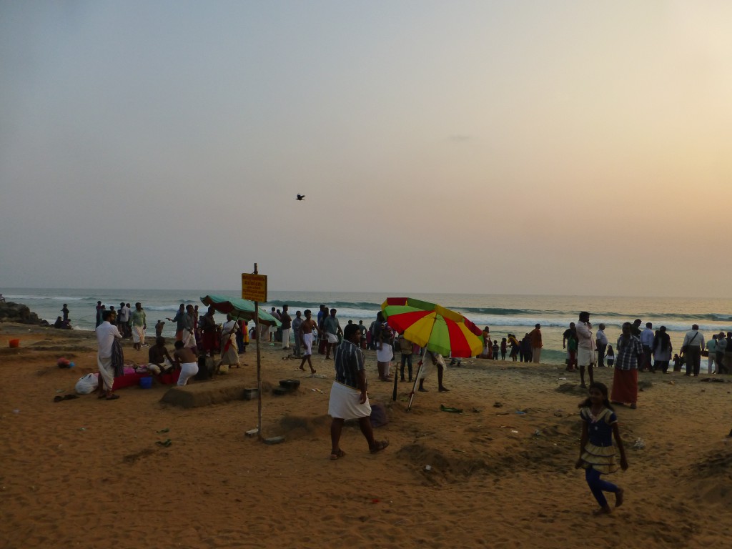 Puja on Papanasam - Varkala Beach - India