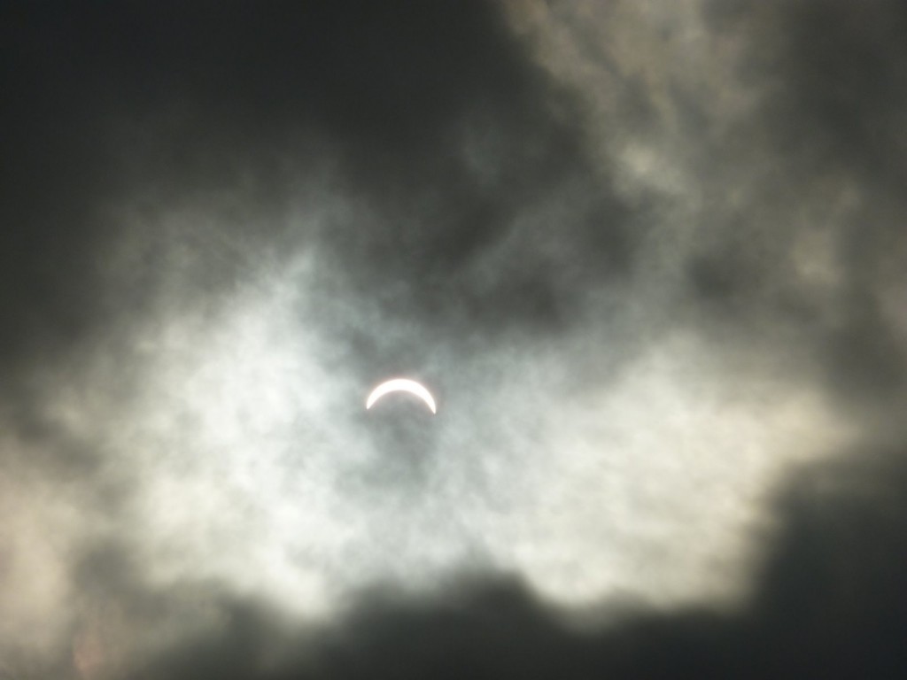 Eclipse at the Ganges