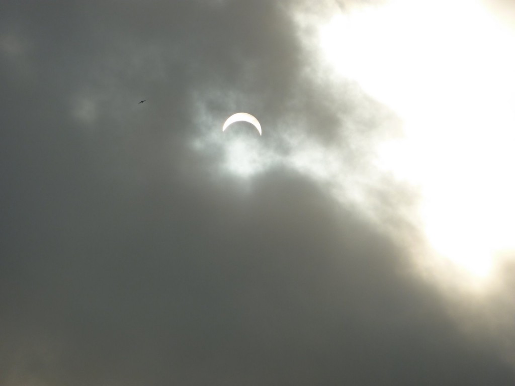 Eclipse at the Ganges