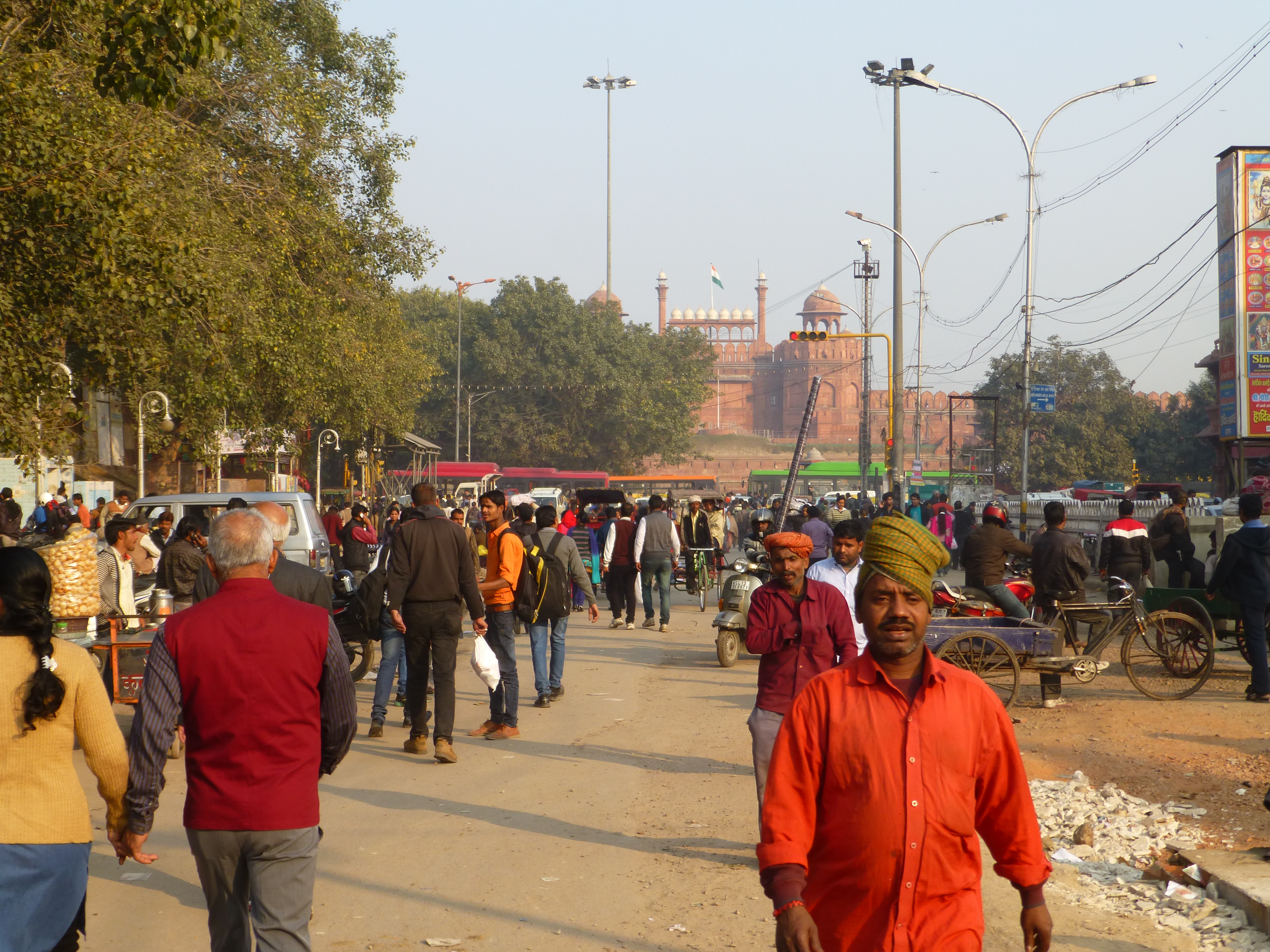 Veiligheid Delhi Als het donker is