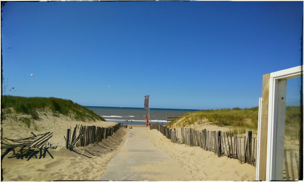 Het strand bij Zon en Zeebad - Noordwijk, Nederland