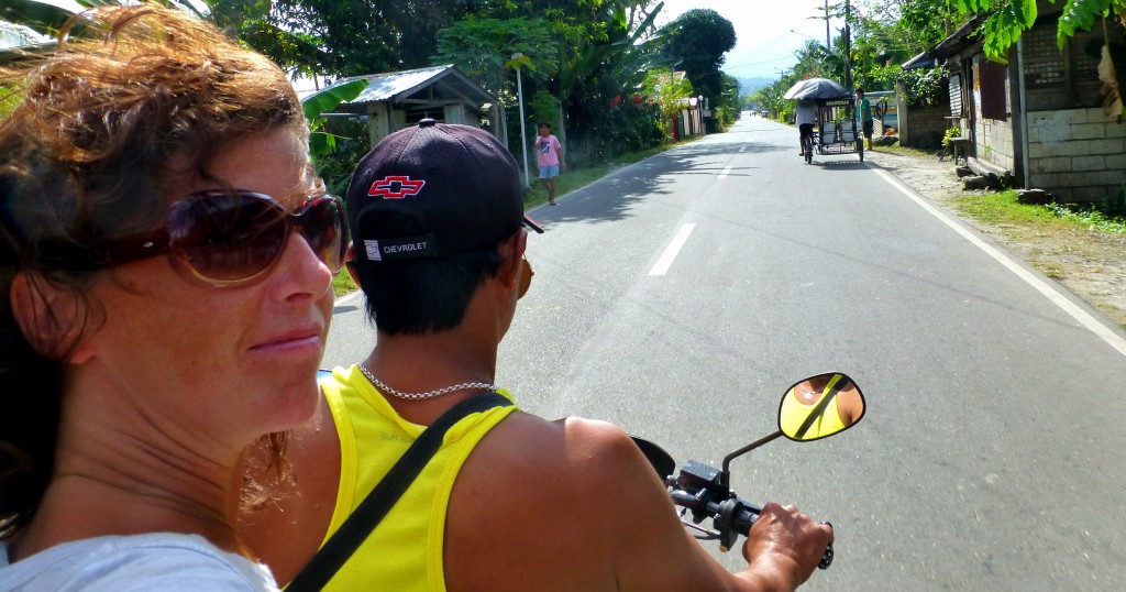 On a Scooter To Osmena Peak