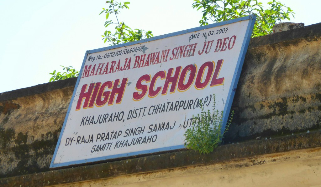 Scholen van Khajuraho, MP India