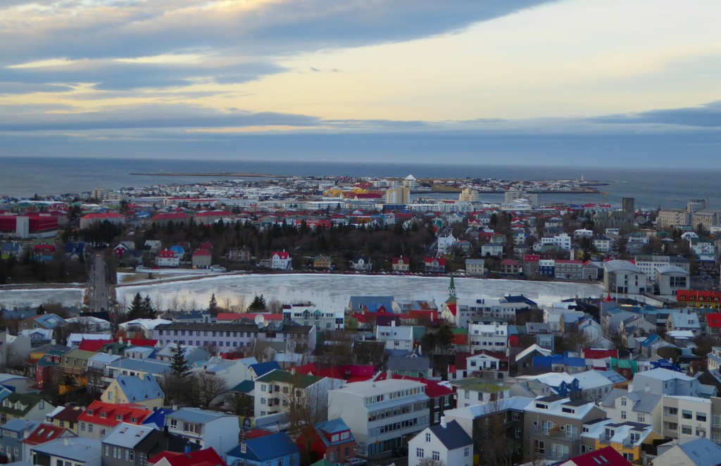 Roadtrip IJsland - View of Hallgrimskirkja