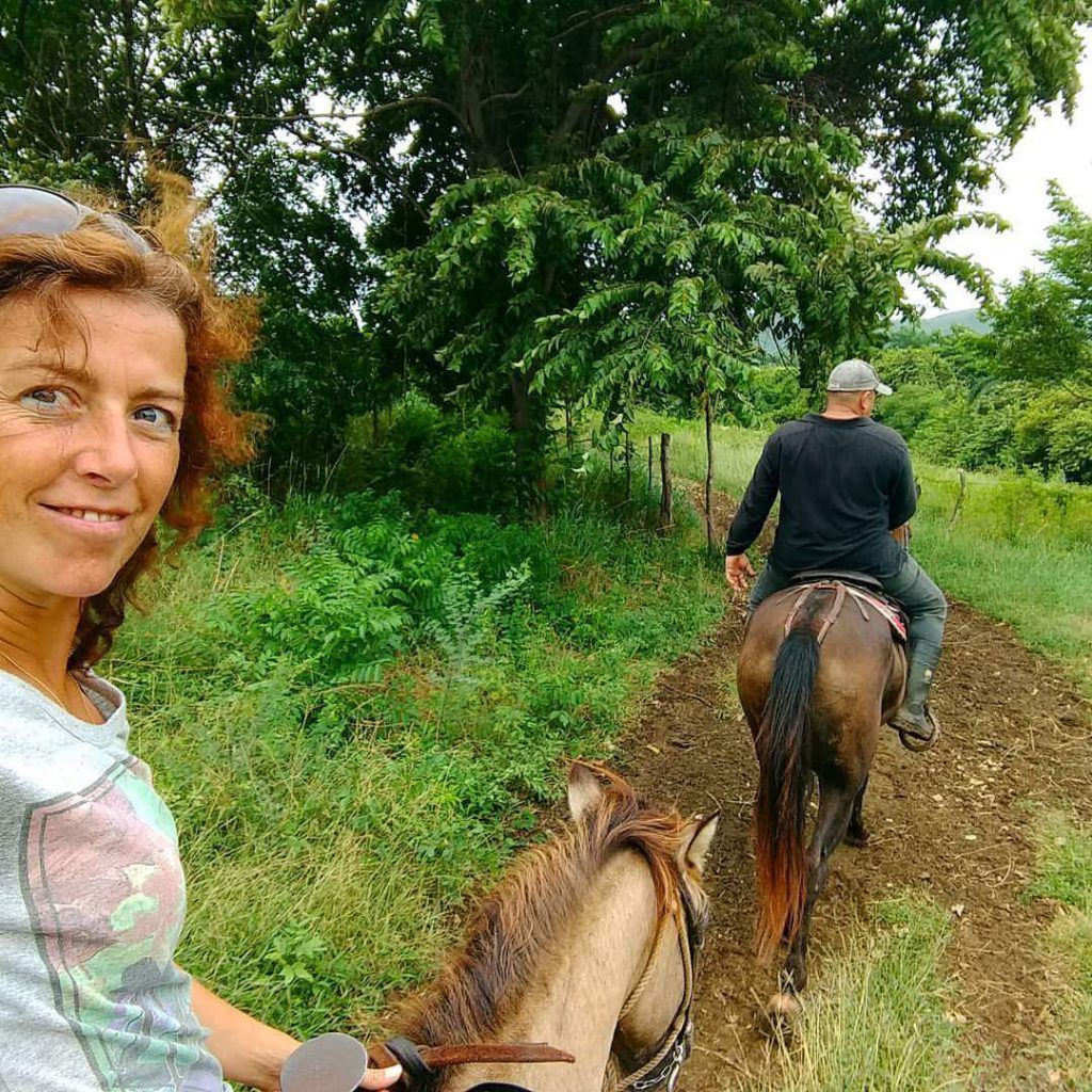 Horseback riding in Topes de Collantes