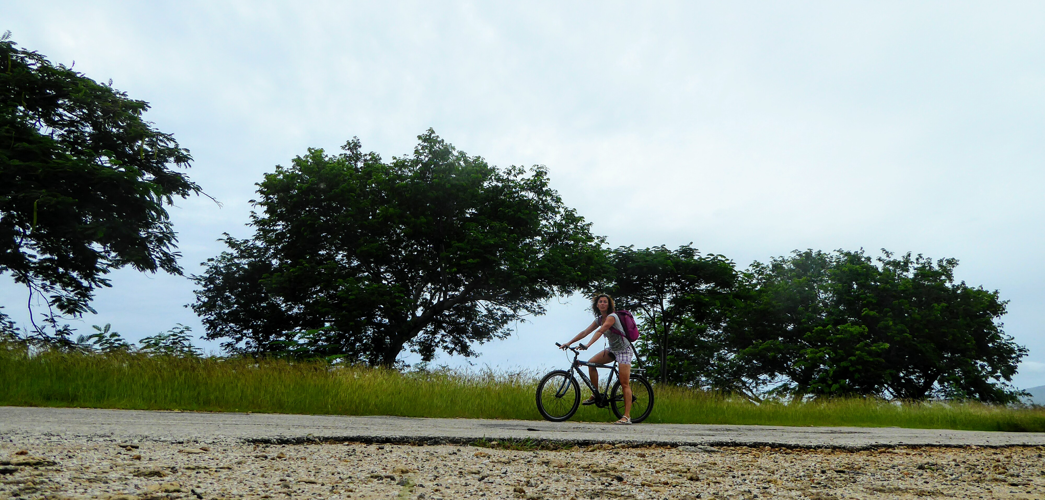 Fietsen bij Trinidad