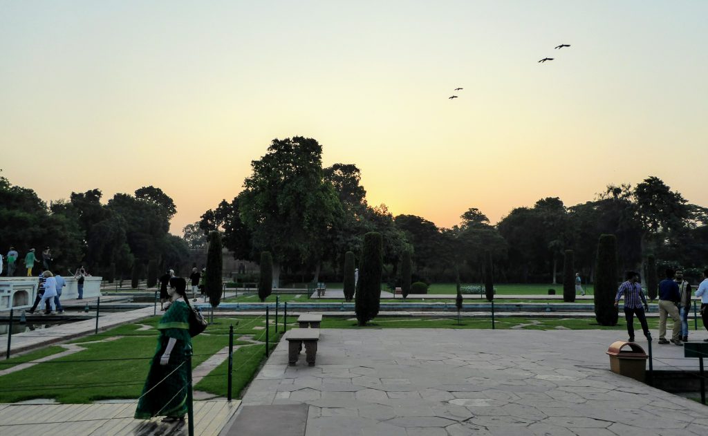 Zonsopgang bij Taj Mahal - Agra