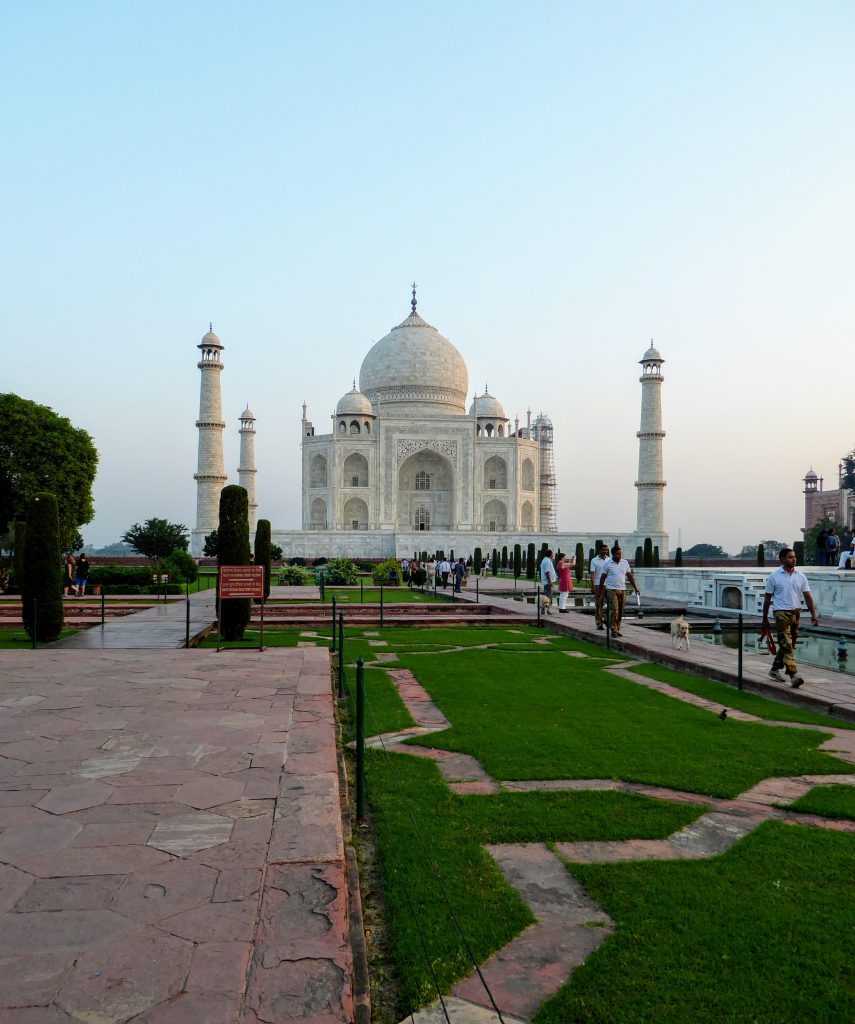 Zonsopgang bij Taj Mahal - Agra