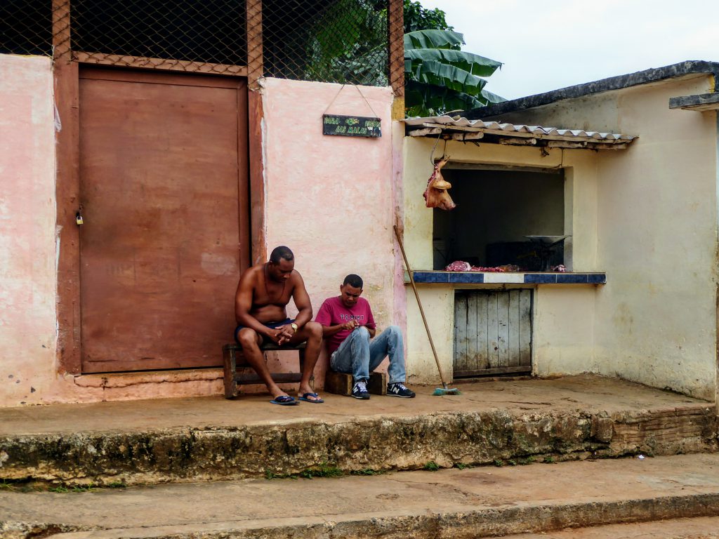 Walking in colourful Trinidad