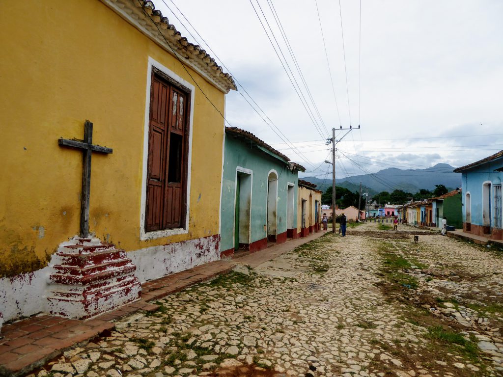 Walking in colourful Trinidad