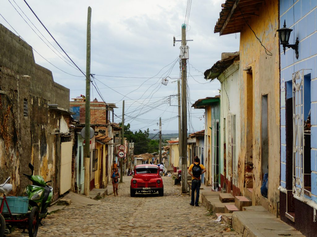 Walking in colourful Trinidad