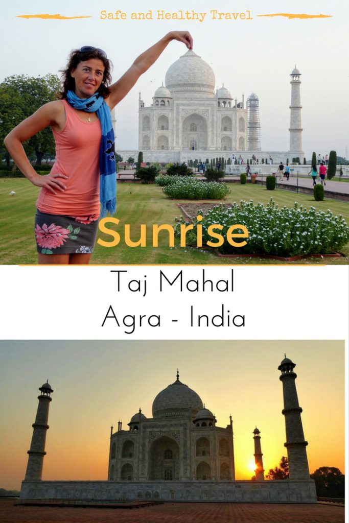 Sunrise at the Taj Mahal