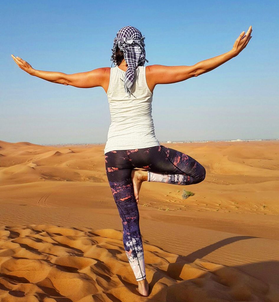 Yoga Pose - Desert