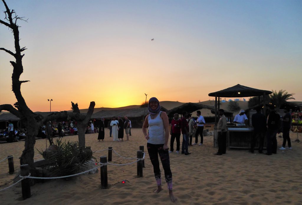 Crossing around the Sanddunes of the UAE