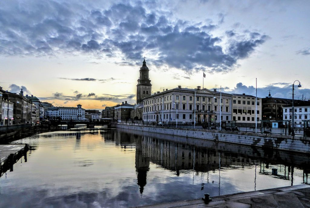 Reflectie Binnenstad Gotenburg - Zweden 