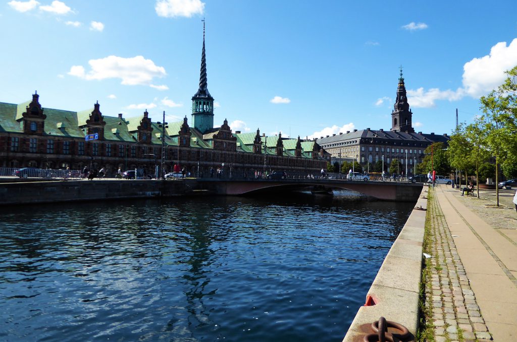 A Walk along the Sights of Copenhagen. Denmark