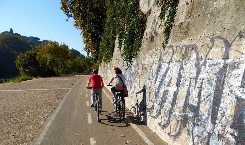 Fietsen in Rome, Italië